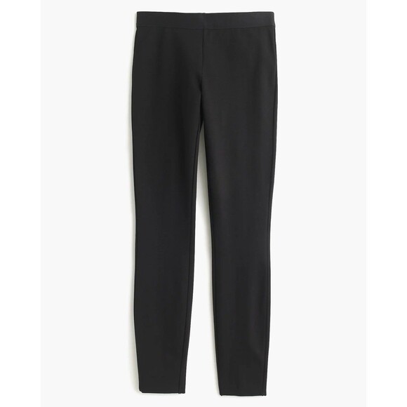 J. Crew Ponte Knit Pixie Pants Women 4S Regular Black Office Career Workwear - Picture 1 of 9